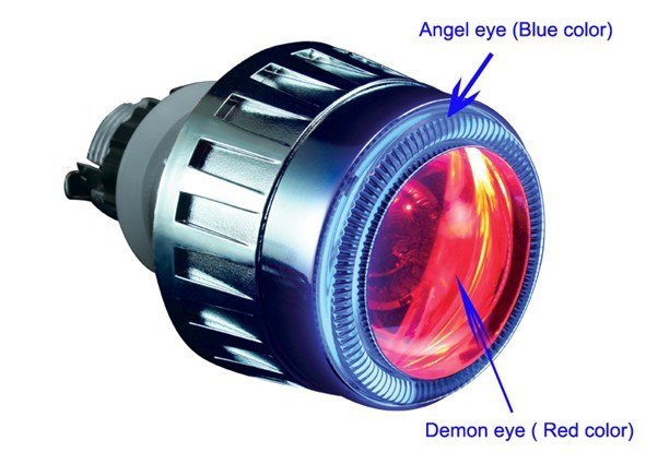 Hid Bi-xenon Projector Lens Light/angel Eyes/hid Bi-xenon Projcetor