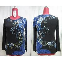 Print Sweather Knitted Top