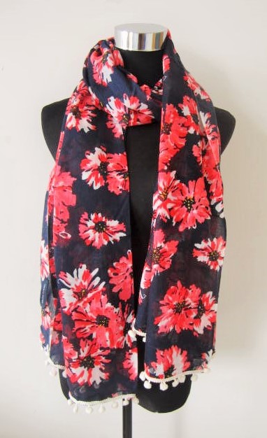 Floral Print Scarf
