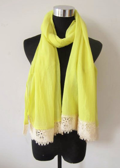 Lace Solid Scarf