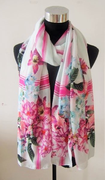 Ocean Flower Scarf