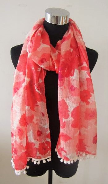 Floral Print Scarf