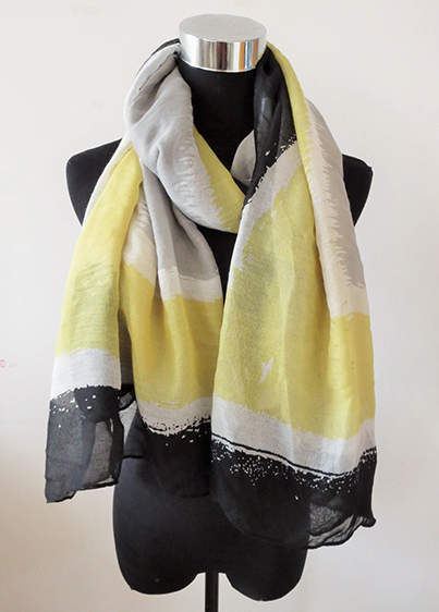 Geometric Pastel Scarf