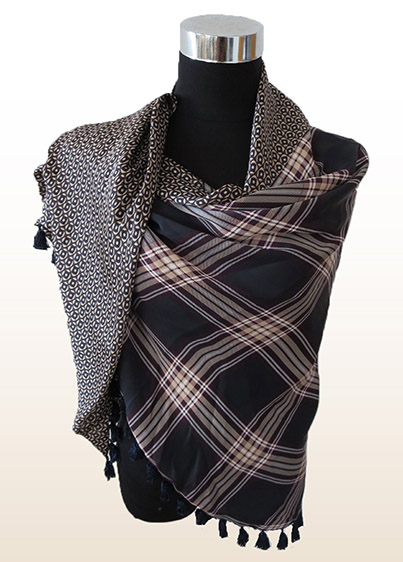 Double-side Check Poncho