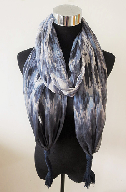 Print Braid Scarf