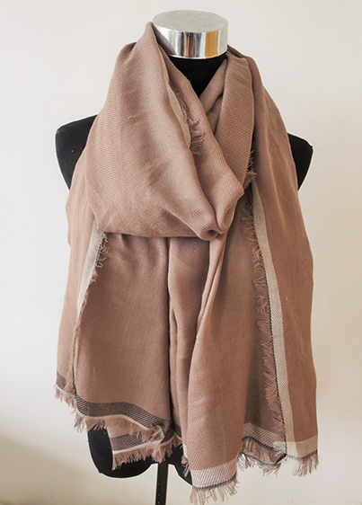 Border Twill Scarf