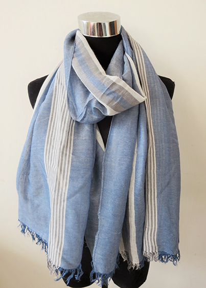 Men Stripe Scarf