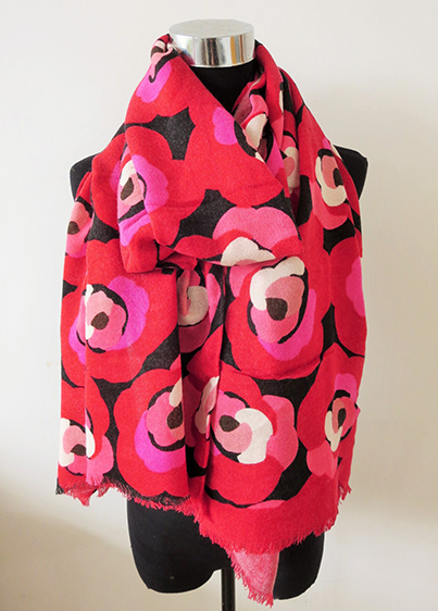 Big Flower Scarf