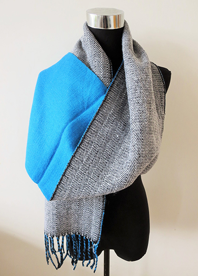 Double-side Herringbone Poncho