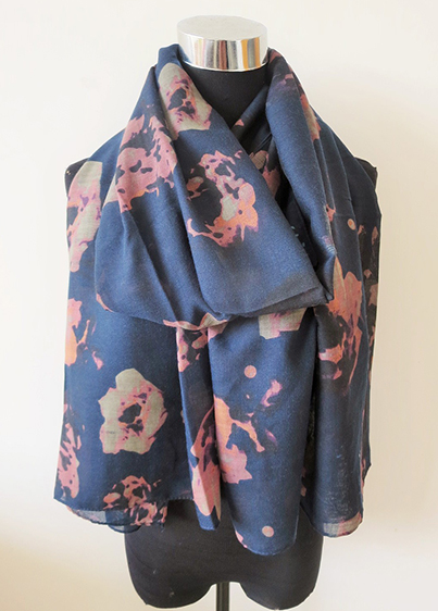 Flower Print Scarf