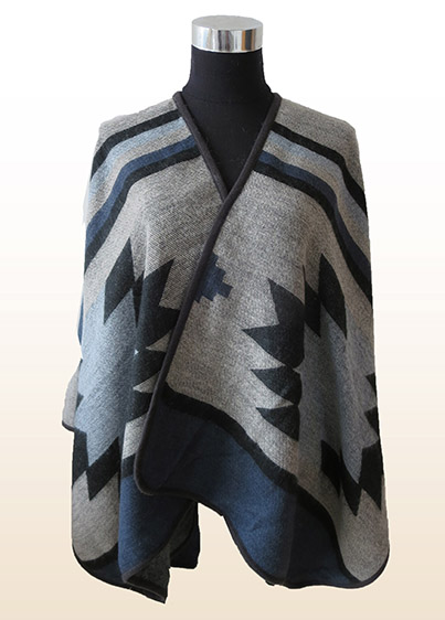Geometry Pattern Poncho