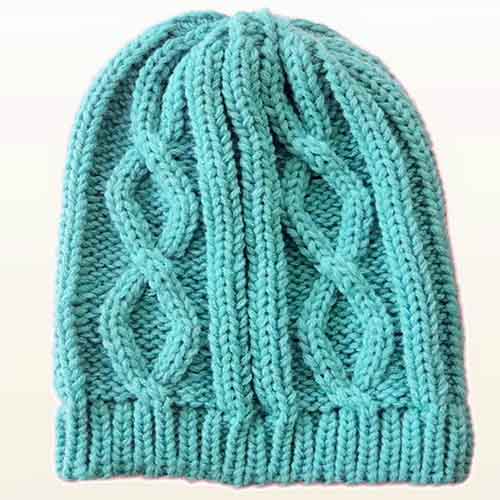 Reverse Cable Hat