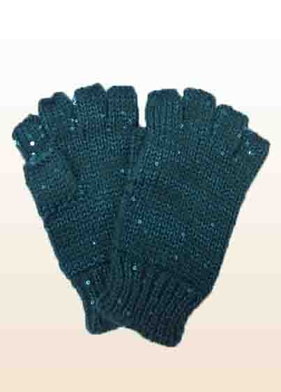 Fingerless Sequins Gloves