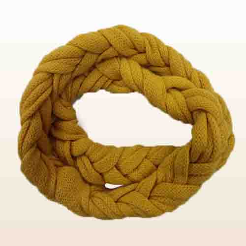 Braid Knitted Scarf