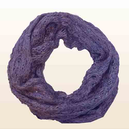 Loose Knit Snood with Sequin