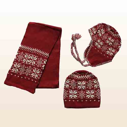 Jacquard Knitted Set