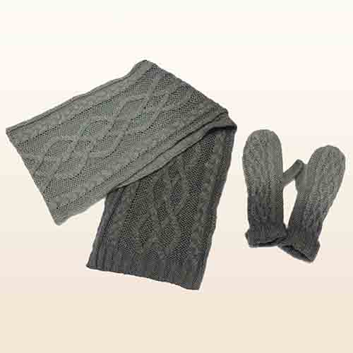 Tie-dyed Knitted Set