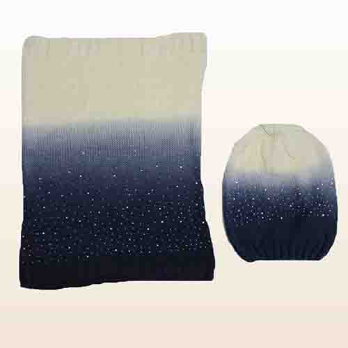 Rhinestone Knitted Set