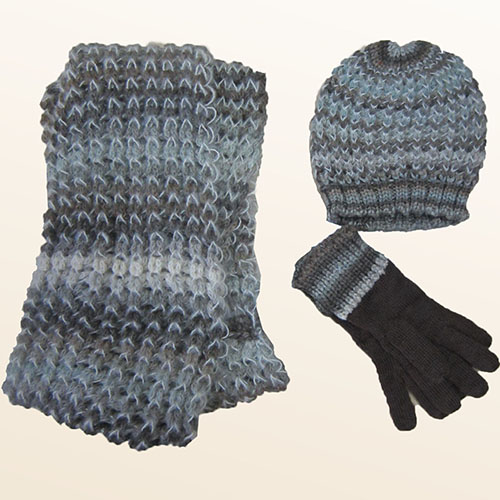Mohair Knitted Set