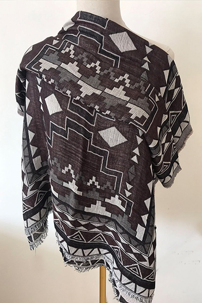 Geometry Jacquard Scarf