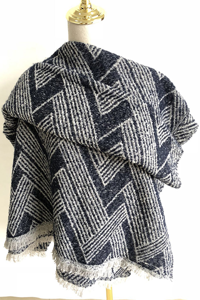 Geometry Jacquard Scarf