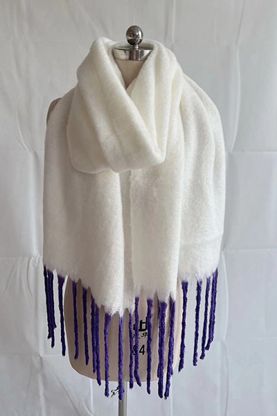 Solid Heavy Brush Scarf