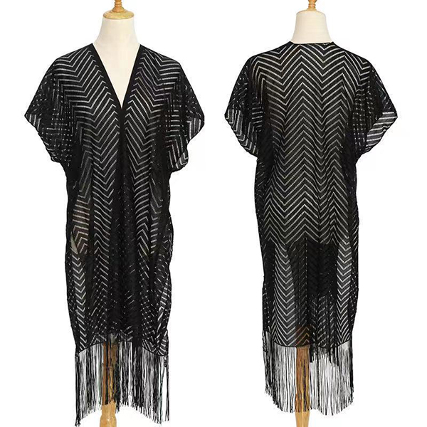 Lace Long Poncho