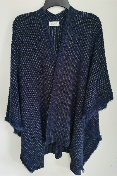 Knitted Lurex Wrap