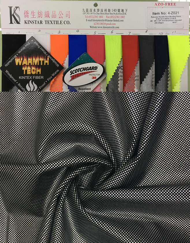 Polyester Reflective Breathable Warmthtech Fabric,4Z021 Kinstar