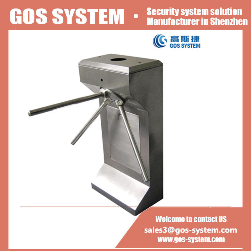 Automatic RFID Tripod Turnstile Mechanism