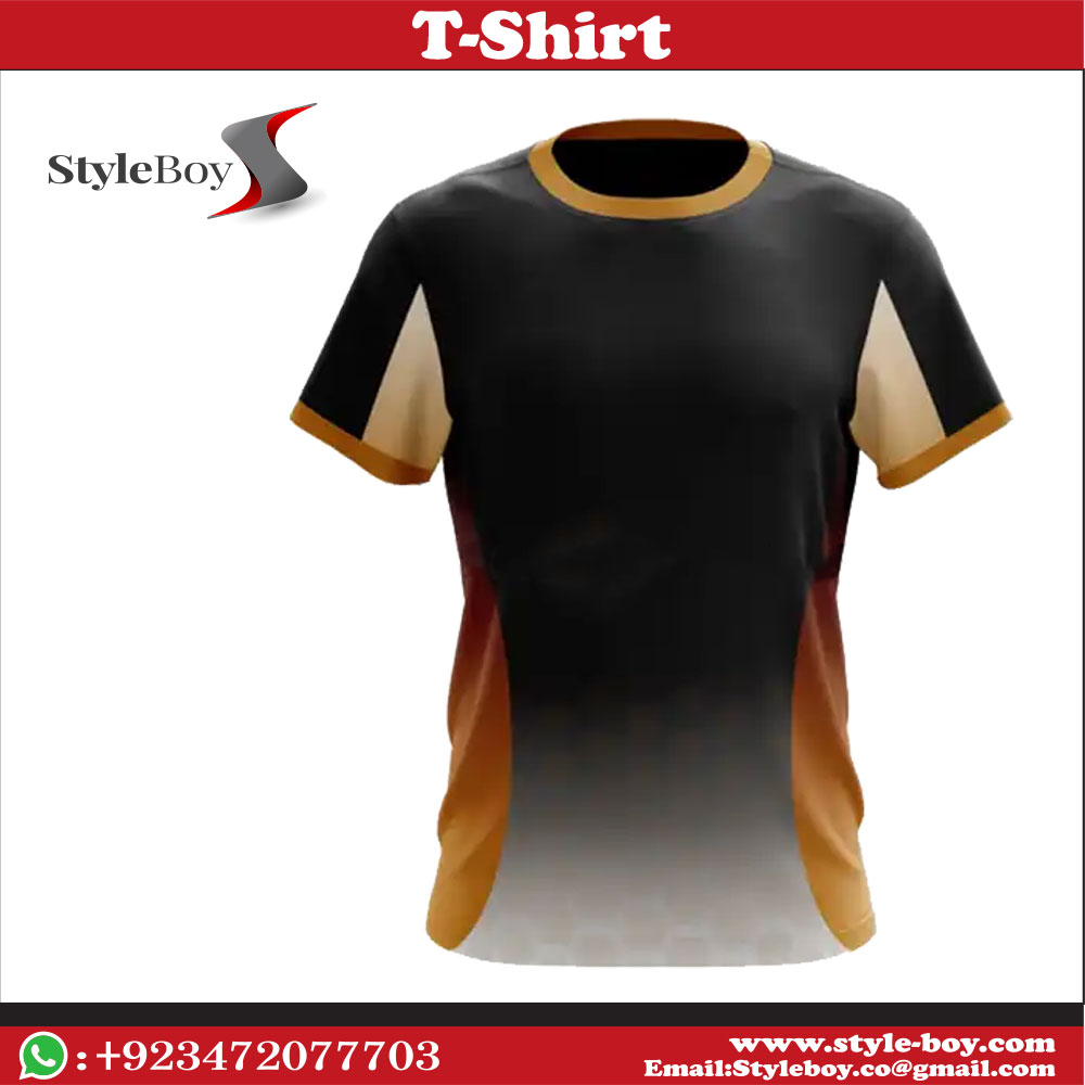 High quality Wholesale Custom Simple Design Sublimation Print T Shirt.