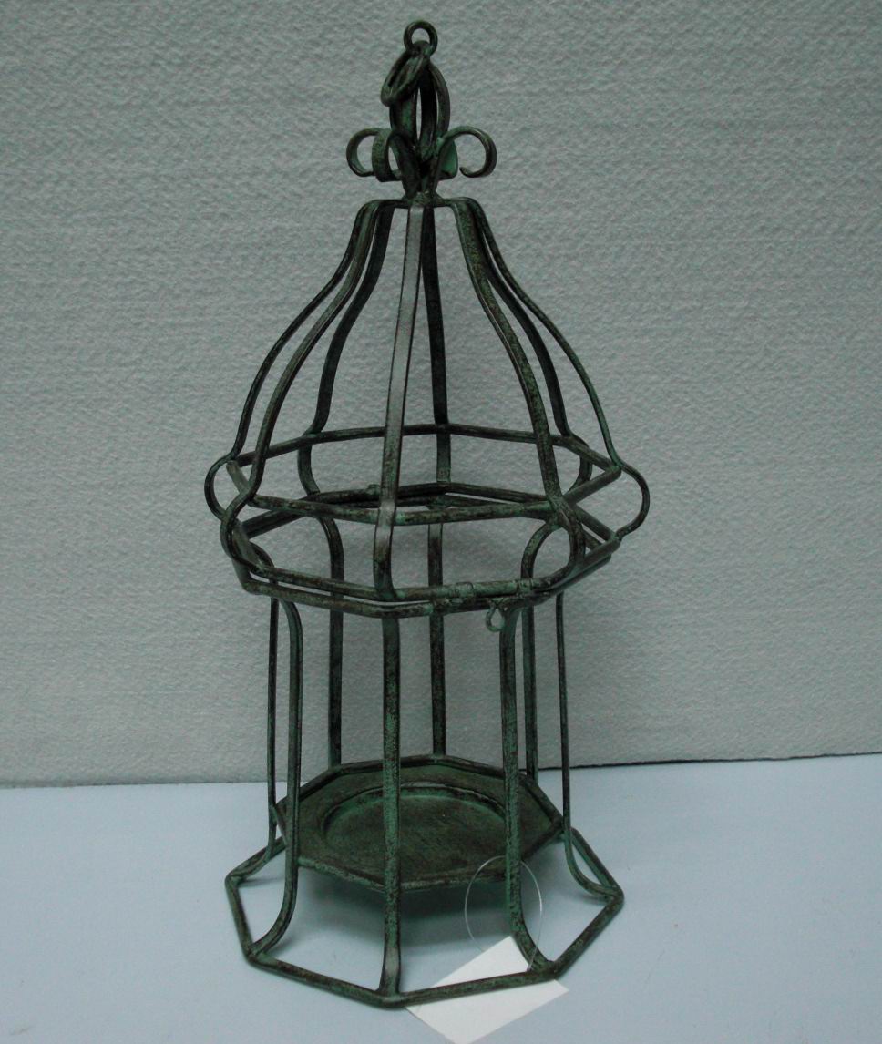 Latern-shaped Metal Outdoor Decoration