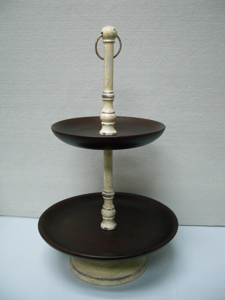 Sell Decorative Metal And Bamboo Plate Stand