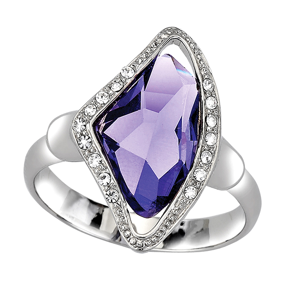 Adjustable Ring with Austrian Rhinestones