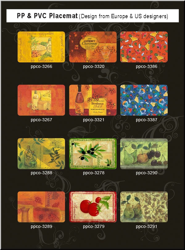 PP & PVC Placemat