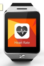 Color BLE Smart Watch with Heart Rate