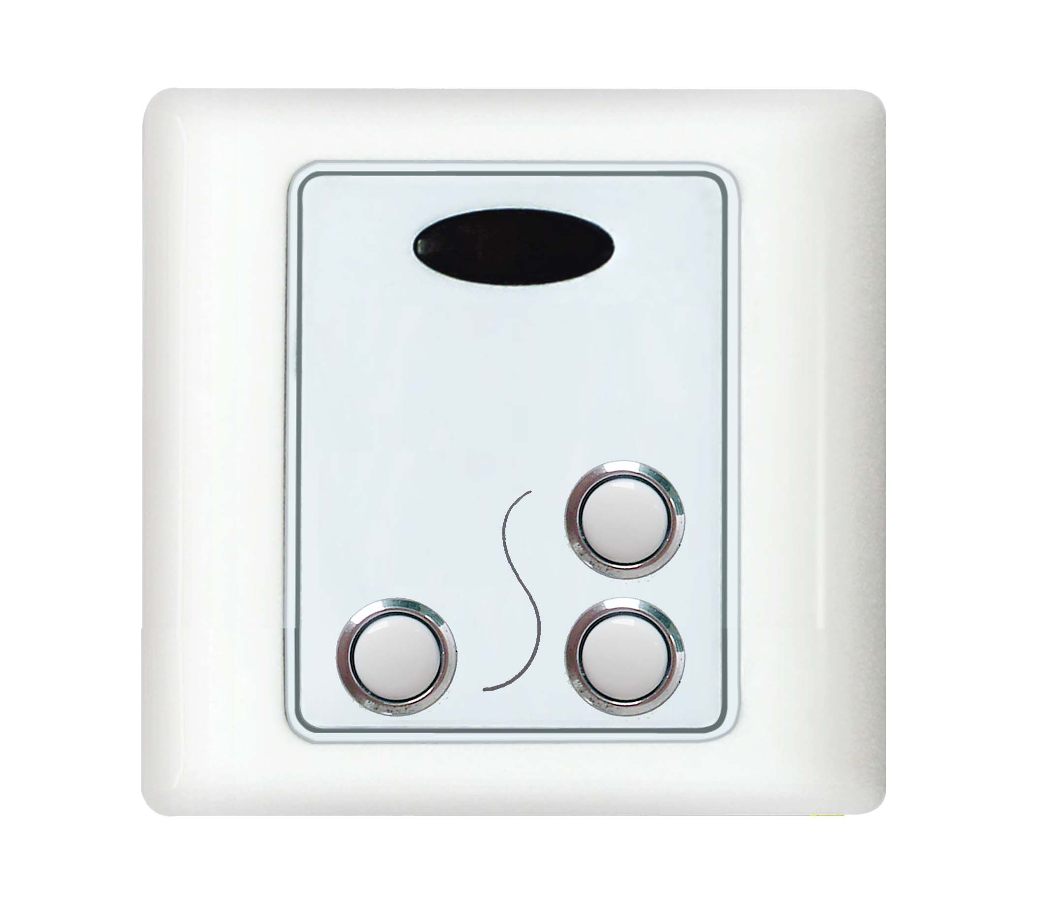 3 Units Surface Mounting Remote Control Switch