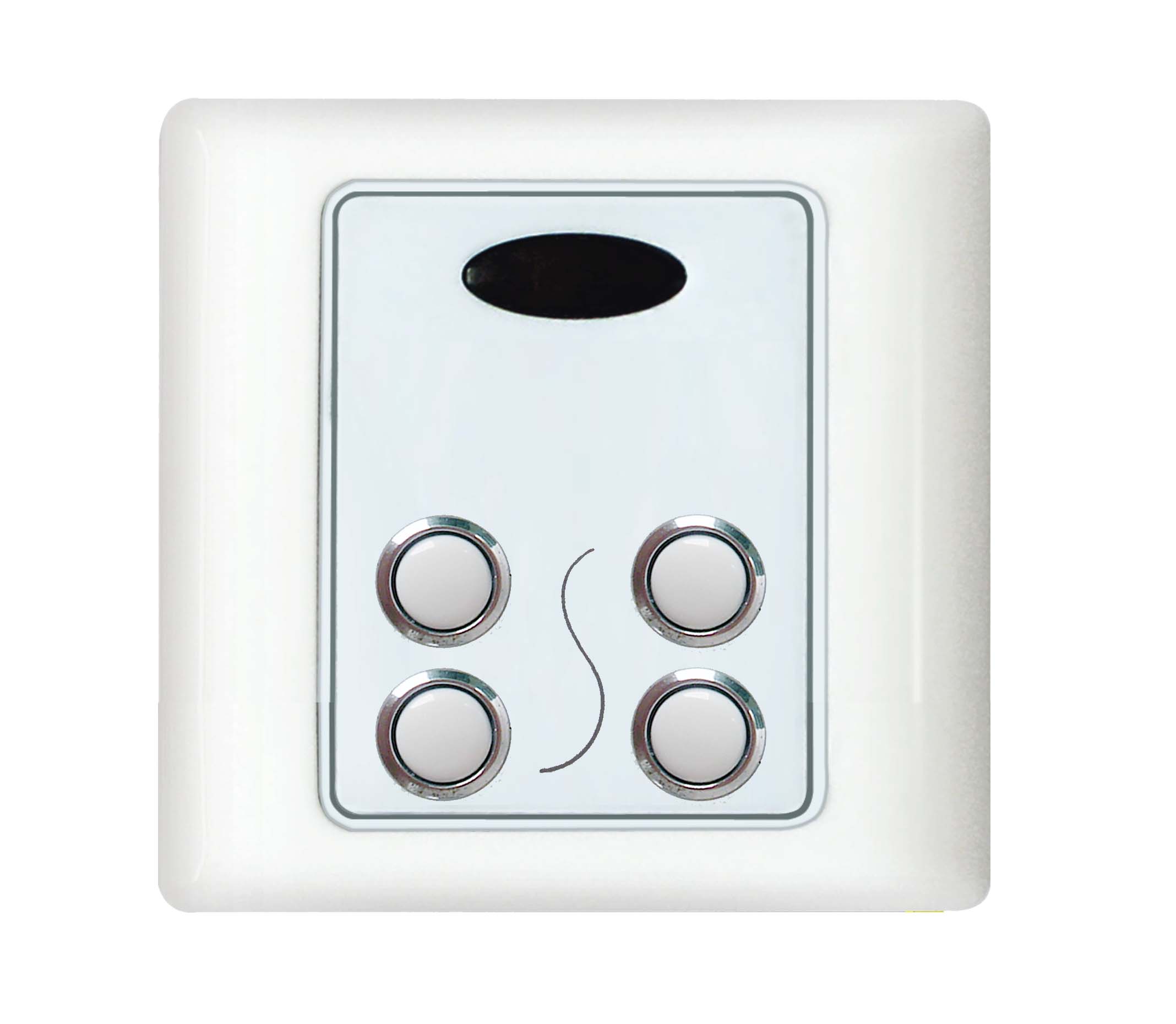 4 Units Surface Mounting Remote Control Switch