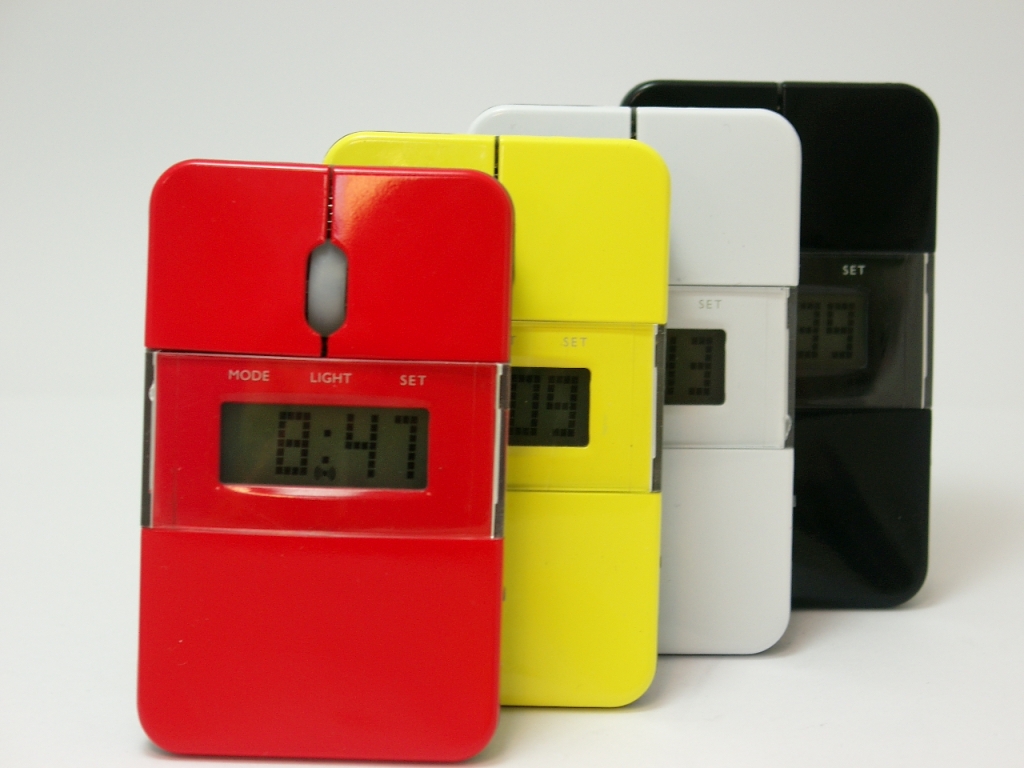 Usb Travel Mouse With Clock