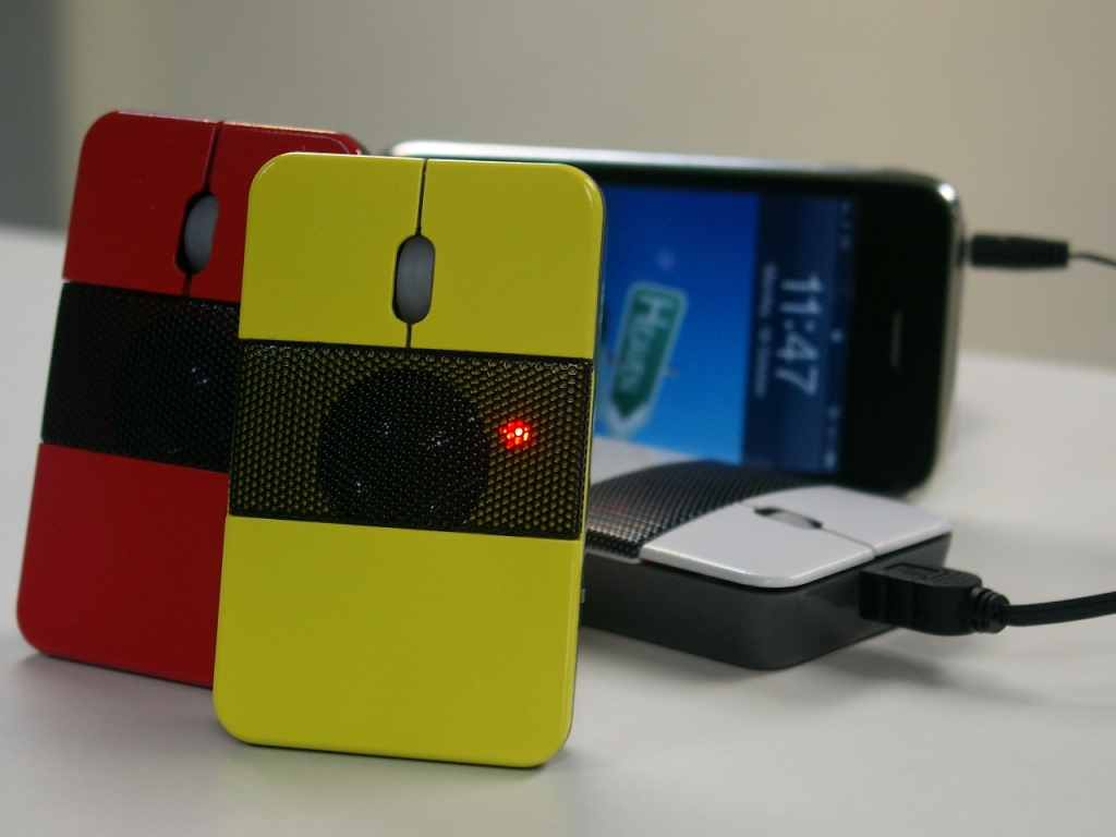 Usb Travel Mouse With Speaker