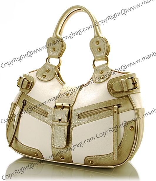 Man Bong Women PU PVC Leather Tote Shoulder Hand Bag