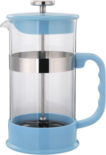 1.0litre Glass Coffee Maker,Blue
