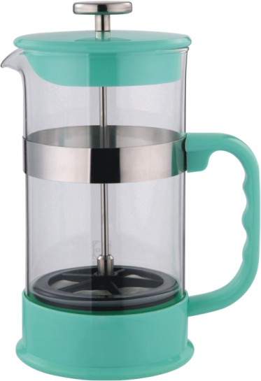 1.0litre Glass Coffee Maker,Green