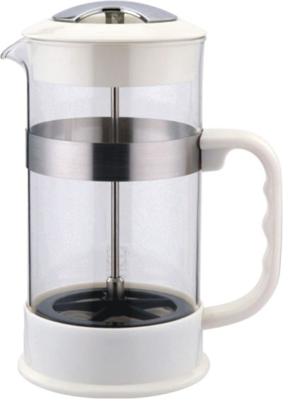 1.0litre Glass Coffee Maker,White