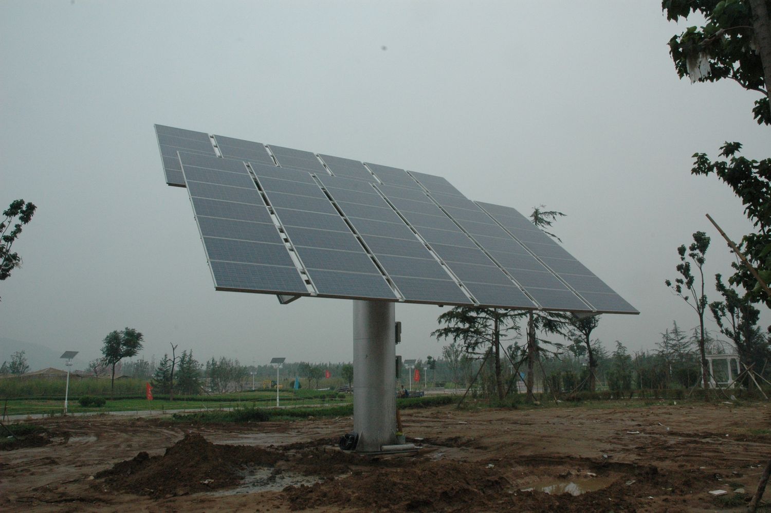 Single Dual Solar Tracker