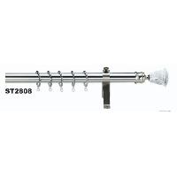 curtain rod/pole hardware Crystal st2808