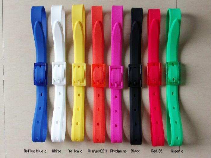 Hot Sale Colourful Fashion Silicone Belt Popular In Summer