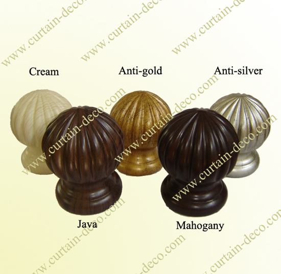 New fashion resin curtain finial