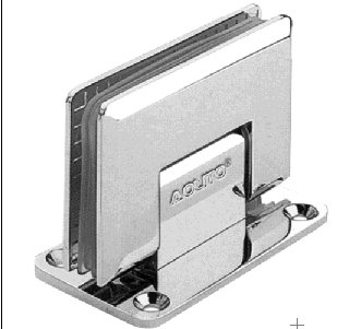 Glass shower hinges,Fashion bathroom Glass shower door hinges ,Wall to Glass 90 degree(Both Side) s