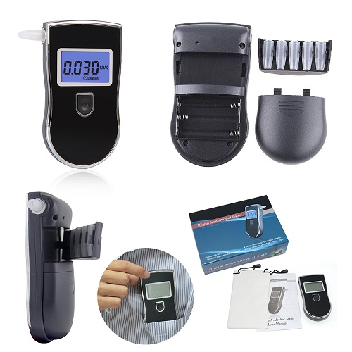 Sell 2015 new patent portable digital mini breath alcohol tester wholesales a breathalyzer test with 5 mo
